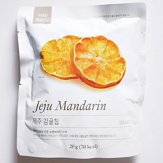 タルダム 済州 チェジュ みかんチップス Jeju Mandarin ドライフルーツ 乾燥ミカン 20g