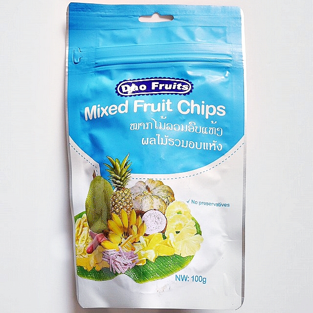 ダオ フルーツ ミックスフルーツチップス 100g Dao Fruits Mixed Fruit Chips