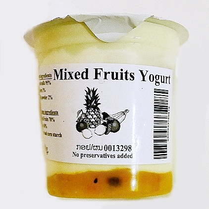 サオバンヨーグルト ミックスフルーツ xaoban Yogurt Mixed Fruits