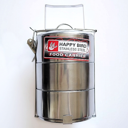 HAPPY BIRD ステンレス お弁当箱 ３段 フードキャリア FOOD CARRIER FC-103
