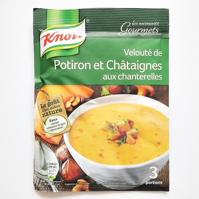 クノール かぼちゃと栗とアンズタケ スープの素 Knorr Potiron et Chataignes