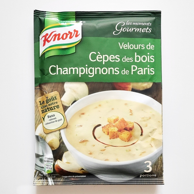 クノール マッシュルームスープの素 きのこ Knorr Cepes des bois Champignons 