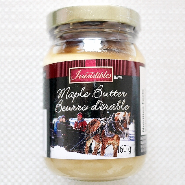 Irresistibles メイプルバター メープルバター メープルスプレッド Maple Butter 160g 