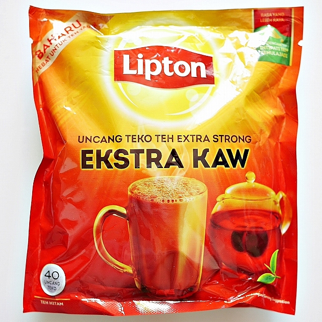 リプトン EKSTRA KAW 紅茶 ティーバッグ Lipton エクストラストロング 40袋入り