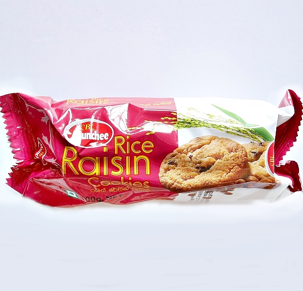 Munchee ライスレーズンクッキー Rice Raisin Cookies 100g