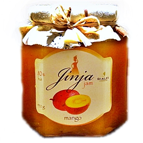 GIALEX Jinja マンゴージャム 450g 80%フルーツ mango jam