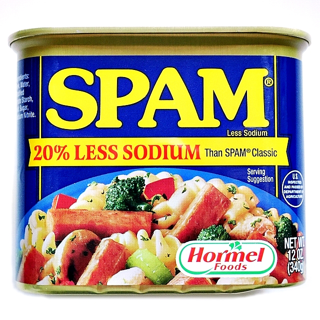 ホーメル スパム 20%減塩 レスソディウム レスソルト Hormel SPAM LESS SODIUM