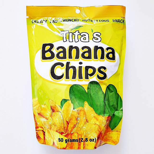 Tita's バナナチップス  ティタ Banana Chips 80g