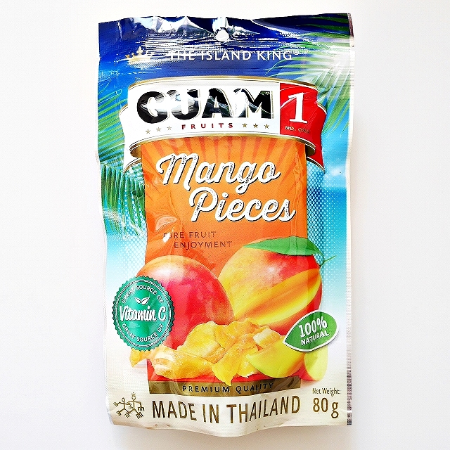 グアム１ ドライマンゴー GUAM1 Mango Pieces 80g