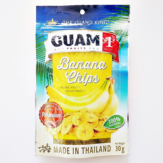 グアム１ バナナチップス GUAM1 Banana Chips 30g