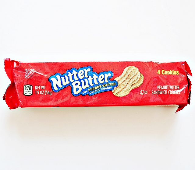 ナビスコ ナッターバター ピーナッツバターサンドイッチクッキー NABISCO Nutter Butter 4枚入り