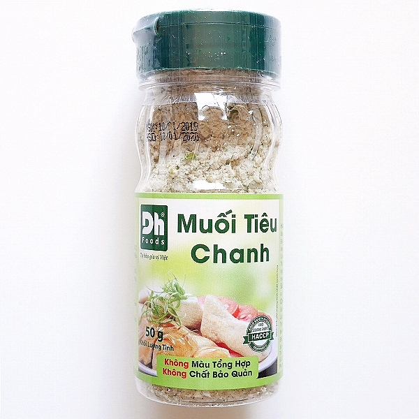 Dh Foods レモンペッパーソルト レモン塩胡椒 レモン胡椒塩 ライム胡椒塩 Muoi Tieu Chanh 50g
