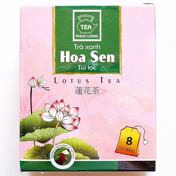 フクロン PHUC LONG 蓮花茶 ロータスティー ハス茶 Hoa Sen ティーバッグ 8袋入り