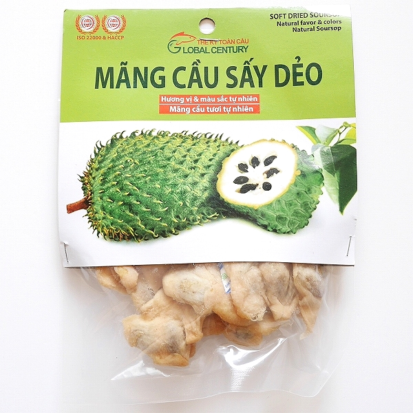 GLOBAL CENTURY ドライサワーソップ SOFT DRIED SOURSOP MANG CAU SAY DEO