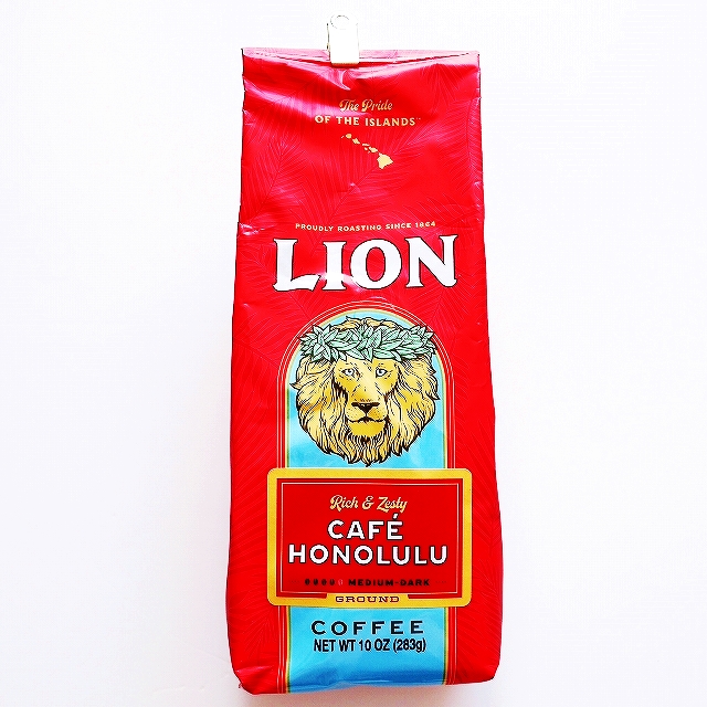 ライオンコーヒー カフェホノルル 粉 LION CAFE HONOLULU 283g 
