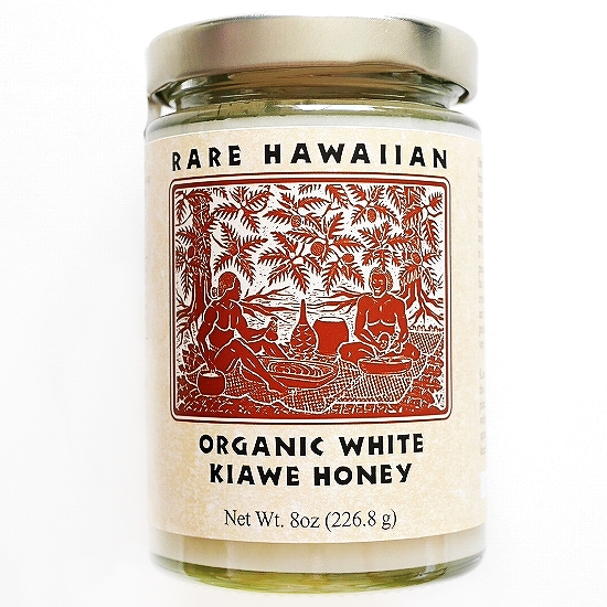 レアハワイアン オーガニックホワイトキアヴェハニー ホワイトハニー 蜂蜜 RARE HAWAIIAN KIAWE 8oz