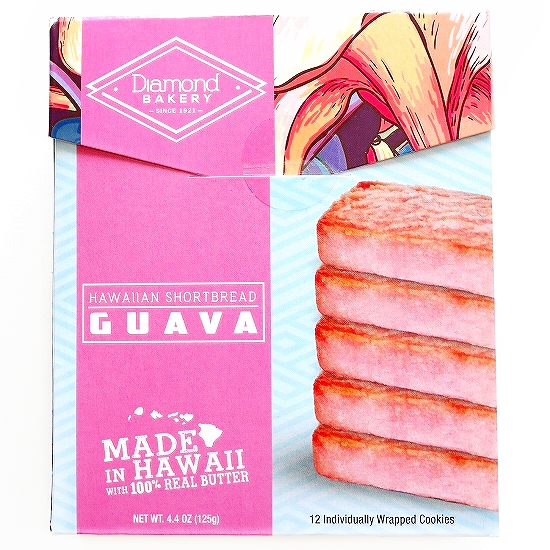 ダイヤモンドベーカリー ハワイアンショートブレッド グァバ GUAVA クッキー HAWAIIAN SHORTBREAD