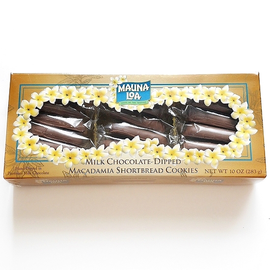 マウナロア ミルクチョコレートディップドマカダミアショートブレッドクッキー MAUNA LOA 283g