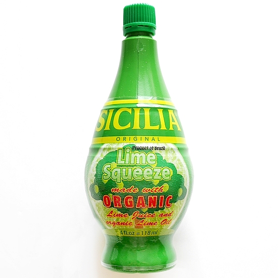 シチリア ライムスクイーズ オーガニックライムジュース SICILIA Lime Squeeze 118ml
