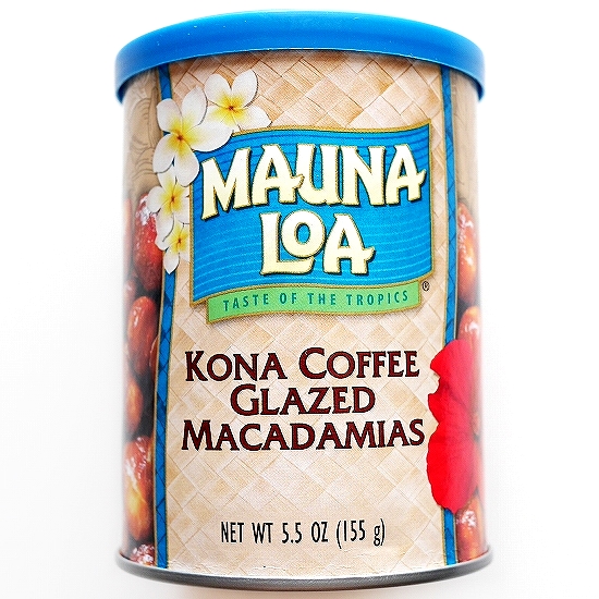 マウナロア コナコーヒーグレーズドマカダミアナッツ缶 MAUNA LOA 5.5oz 155g