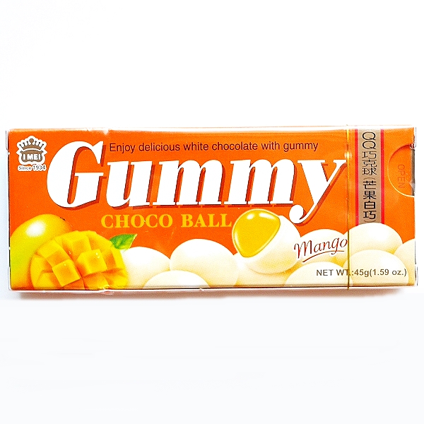 義美QQ巧克球 芒果白巧 Gummy グミーチョコボールマンゴー ホワイトチョコ