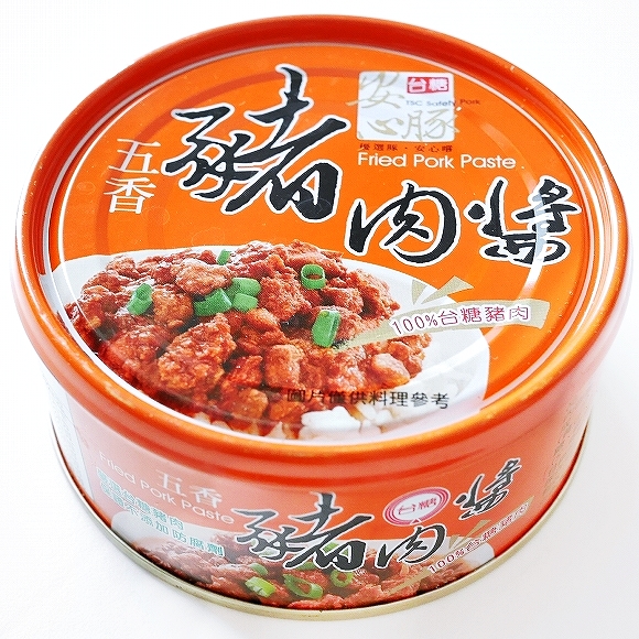 台糖安心豚豬肉醬 五香 猪肉醤 Fried Pork Paste ルーローファン 肉そぼろ 缶詰