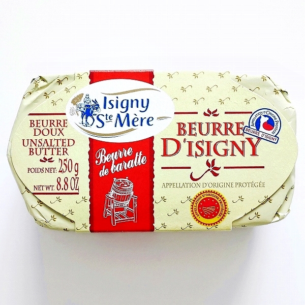 イズニー Isigny 発酵バター 無塩 250g BEURRE D'ISIGNY DOUX