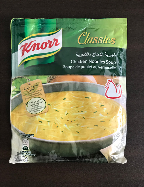 クノールチキンヌードルスープ　Knorr