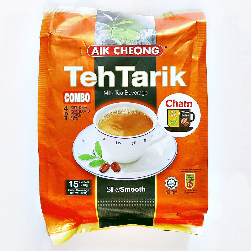 AIK CHEONG Teh Tarik COMBO Cham テタリ インスタントミルクティーホワイトコーヒーコンボ