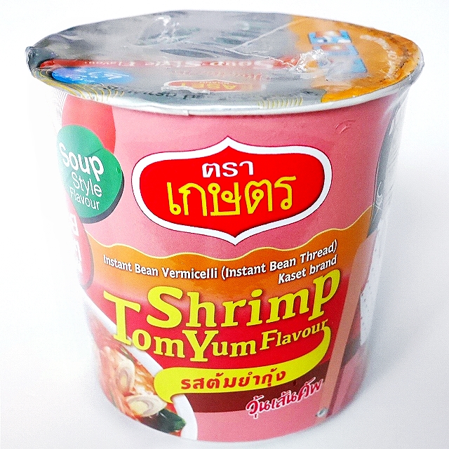 KASET インスタント春雨ヌードル トムヤムクン味 Bean Vermicelli Shrimp Tom Yum