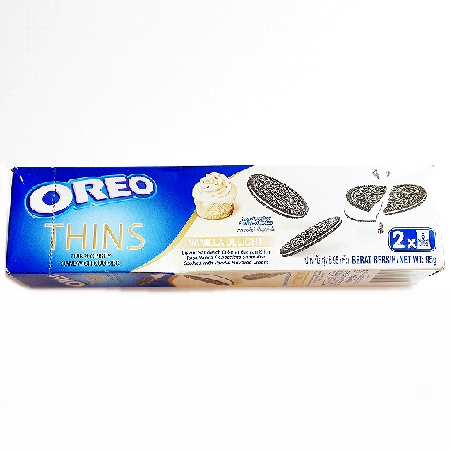 オレオ シンズ バニラディライト クッキー OREO THINS VANILLA DELIGHT 95g