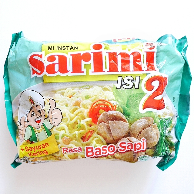 sarimi ISI2 Rasa Baso Sapi　サリミ　インスタント麺　バソサピ　牛肉団子味　2食入り
