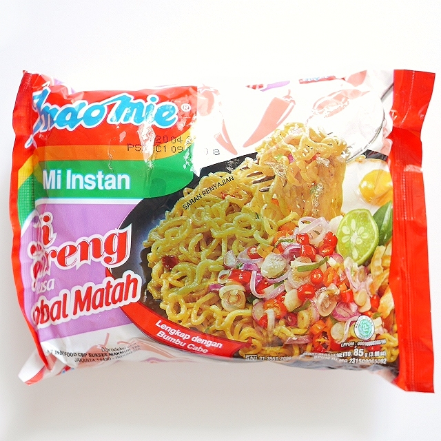 Indomie Mi goreng Sambal Matah　インドミー　インスタントミーゴレン　サンバルマタ味