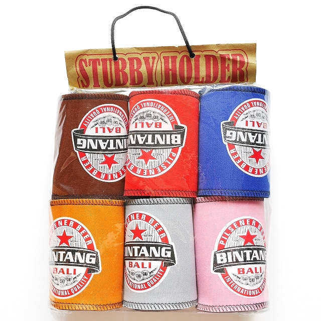 ビンタンビール　ドリンクホルダー　BINTANG BALI STUBBY HOLDER 6個セット