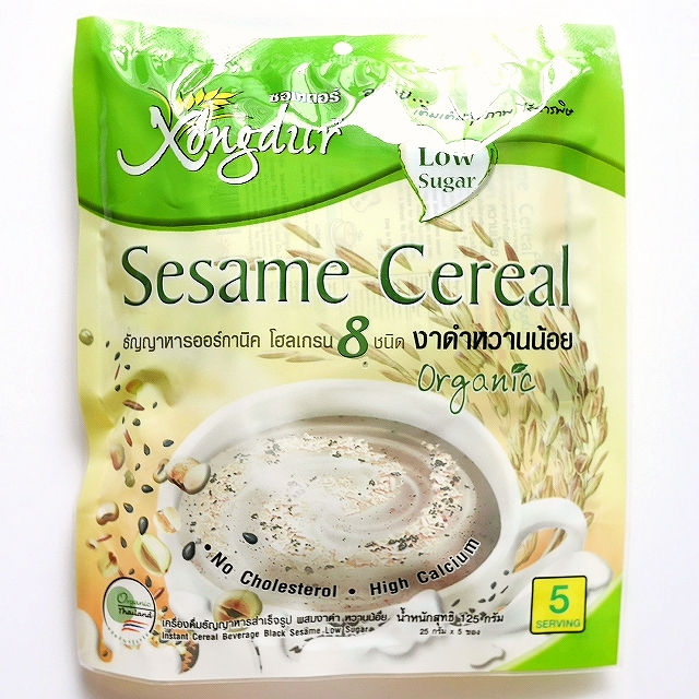 Xongdur Sesame Cereal Low Sugar　ソンドゥ　セサミシリアルローシュガー　オーガニック　5袋