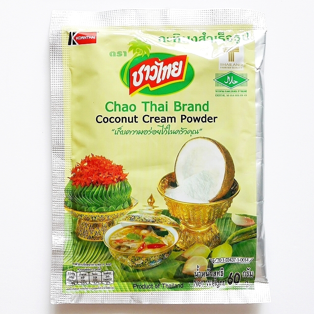 チャオタイ　ココナッツクリームパウダー　ココナッツミルクパウダー　Chao Thai Coconut Cream 60g