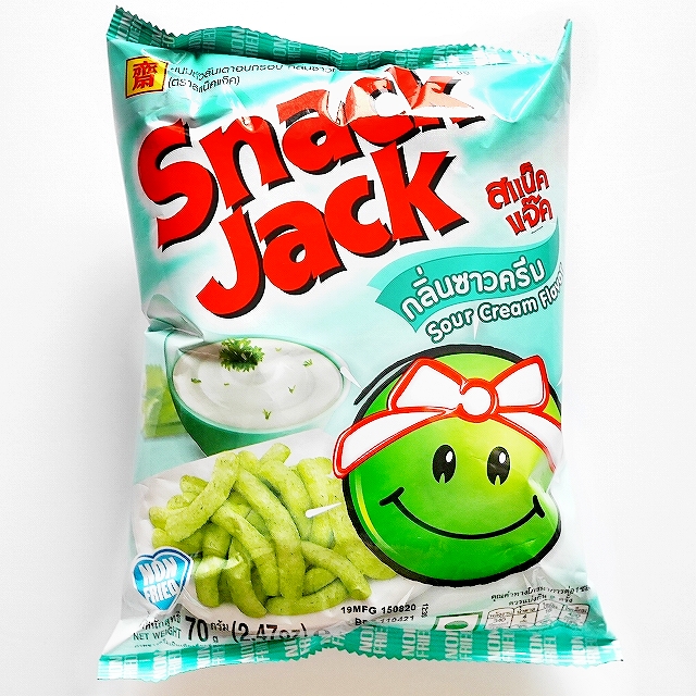 スナックジャック　サワークリーム味　えんどう豆　Snack Jack Sour Cream 70g