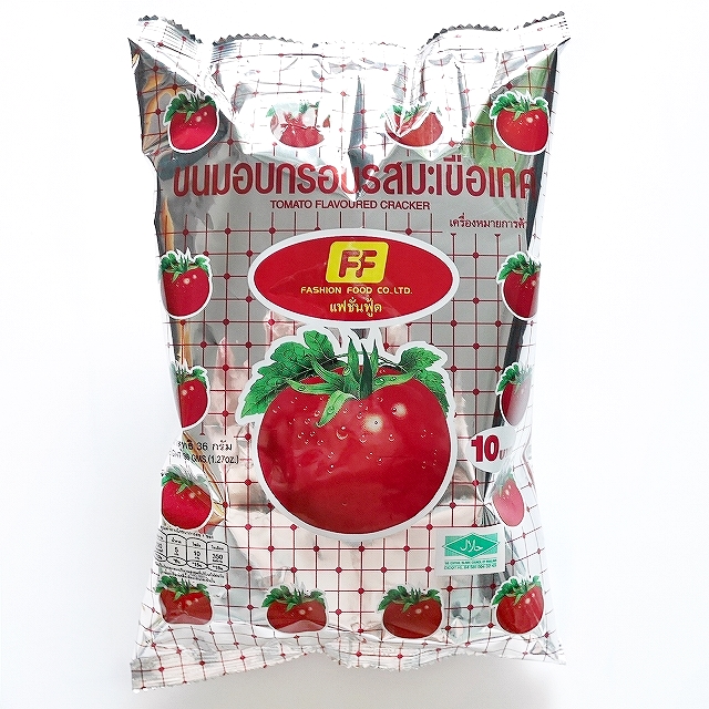 FASHION FOOD TOMATO FLAVOURED CRACKER　トマトフレーバークラッカー　トマトクラッカー