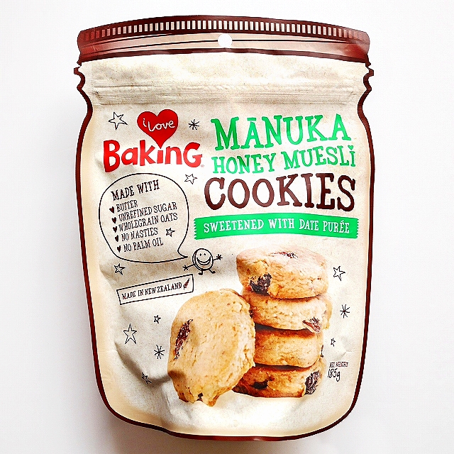 i Love Baking MANUKA HONEY MUESLI COOKIES マヌカハニーミューズリークッキー