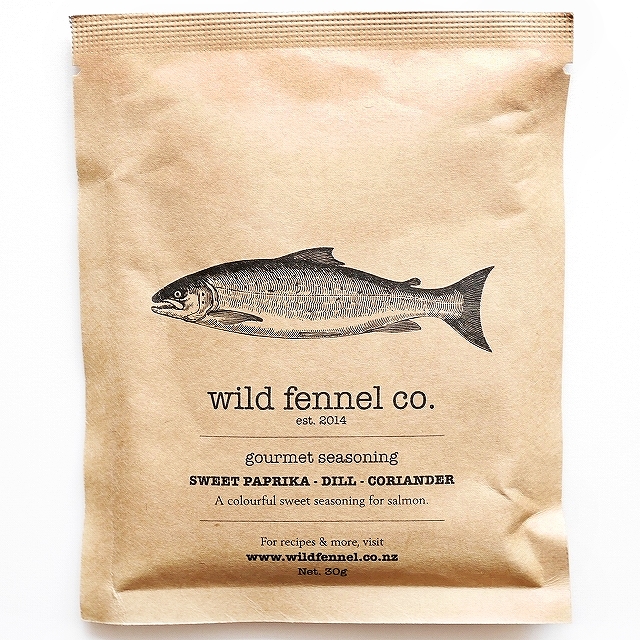 wild fennel co.　グルメシーズニング　サーモン用調味料　スイートパプリカ　ディル　コリアンダー