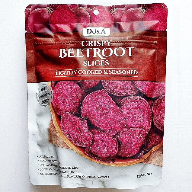 DJ&A CRISPY BEETROOT SLICES　クリスピービートルートスライス　ビーツチップス　35g