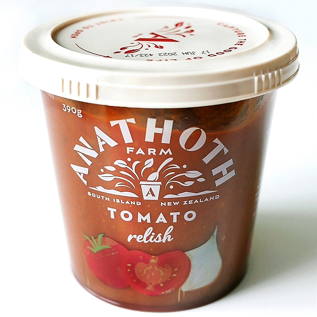 ANATHOTH FARM TOMATO relish　トマトレリッシュ　トマトチャツネ　390g