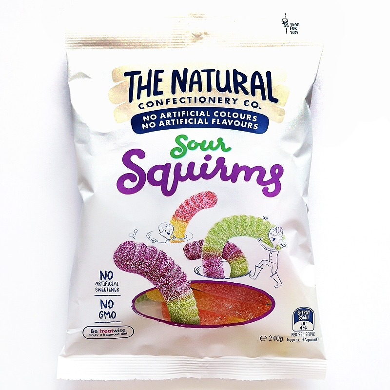 ナチュラルコンフェクショナリー　サワースクワーム　グミ　The Natural Confectionery Sour