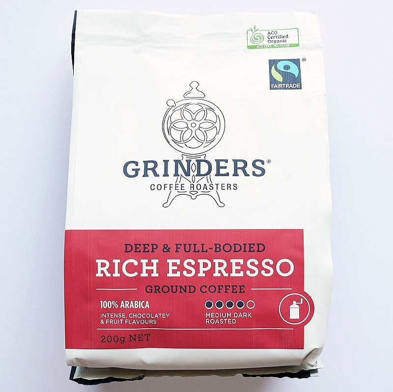 GRINDERS COFFEE ROASTERS　グラインダーズコーヒー　リッチエスプレッソ　コーヒー豆　粉