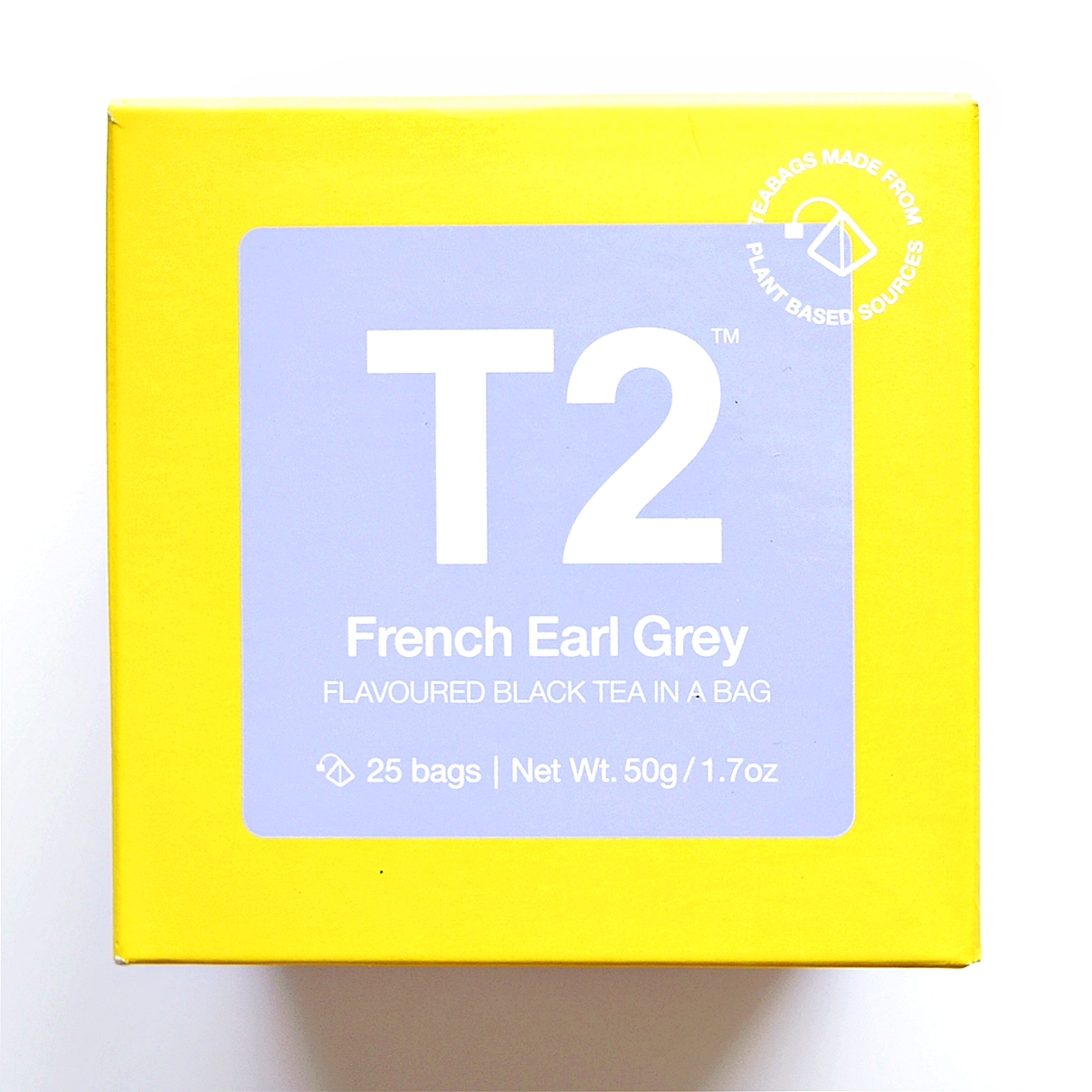 T2　フレンチアールグレイ　紅茶ティーバッグ　25個入り　French Earl Grey