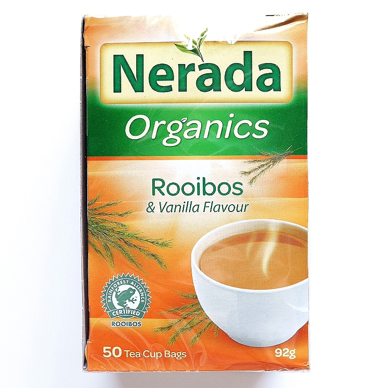 ネラダ　オーガニックルイボスティー　バニラフレーバー　Nerada Organics Rooibos　50袋92g 