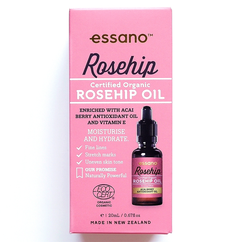 エッサーノ　ローズヒップオイル　サーティファイドオーガニック　essano ROSEHIP OIL 20ml