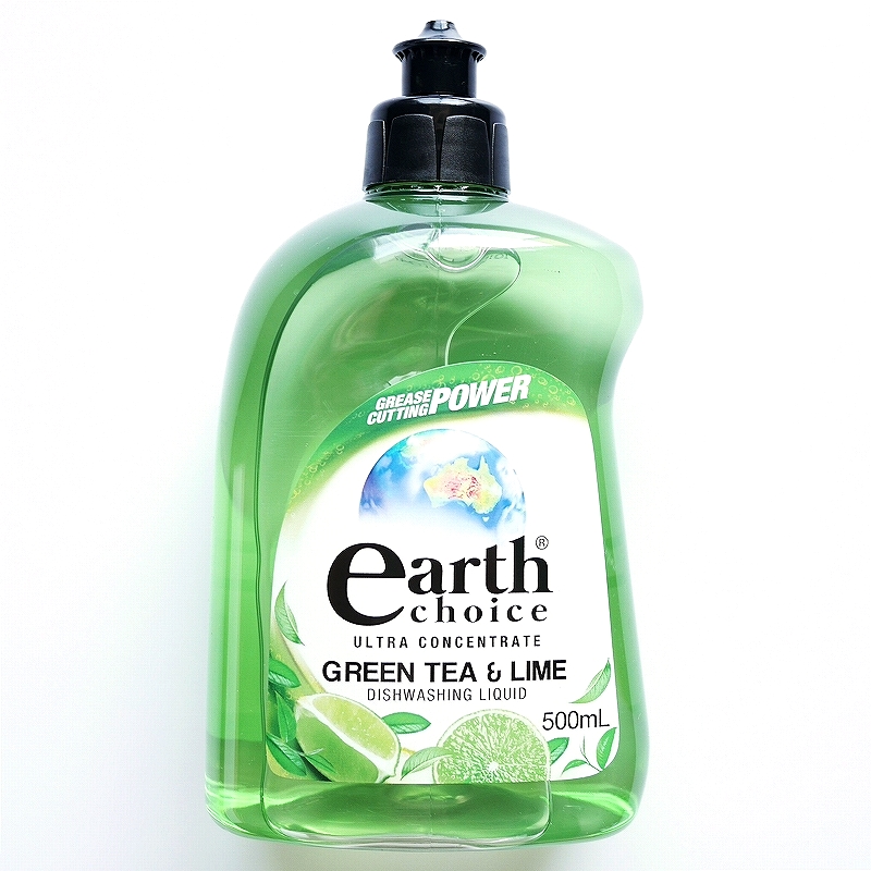 グリーンチョイス　ウルトラコンセントレート　グリーンティー＆ライム　食器用洗剤　earth choice 500ml