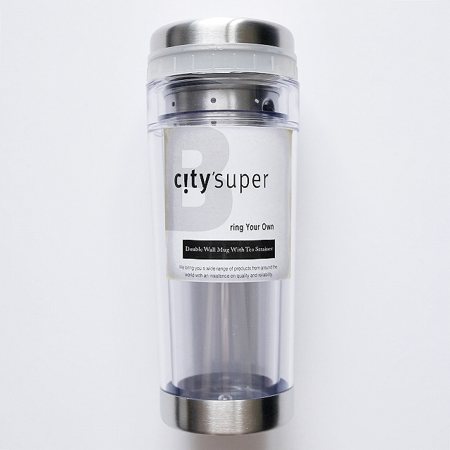 シティスーパー 茶漉し付き水筒 茶こし City Super マイボトル（小）ティーストレーナー付きダブルウォールマグ