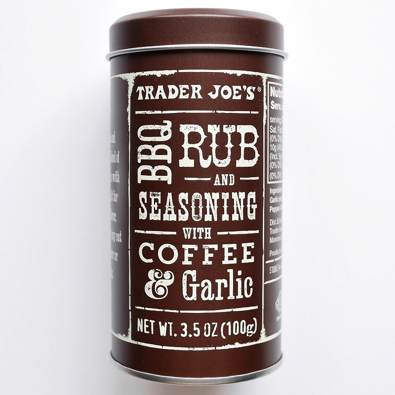 トレーダージョーズ　BBQラブ　コーヒー＆ガーリック　BBQ Rub Seasoning Coffee & Garlic